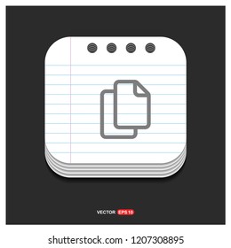 Copy Icon - Free vector icon