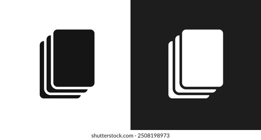 Copy icon logo set vector
