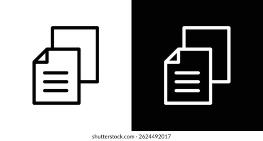 Copy icon. Logotype vector set