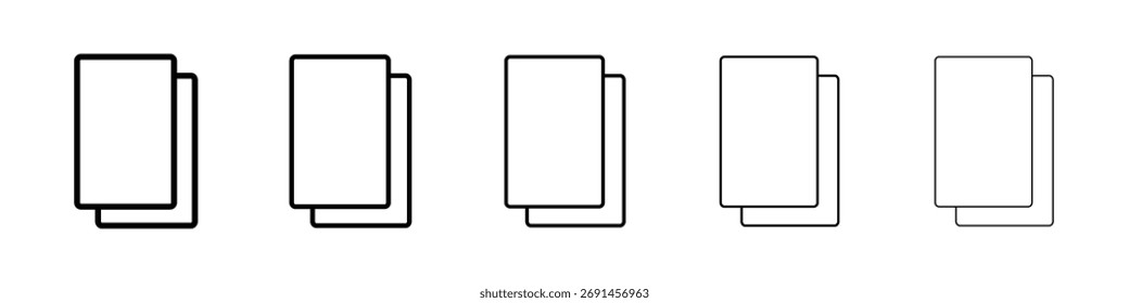Copy icon for mobile concept and web design.