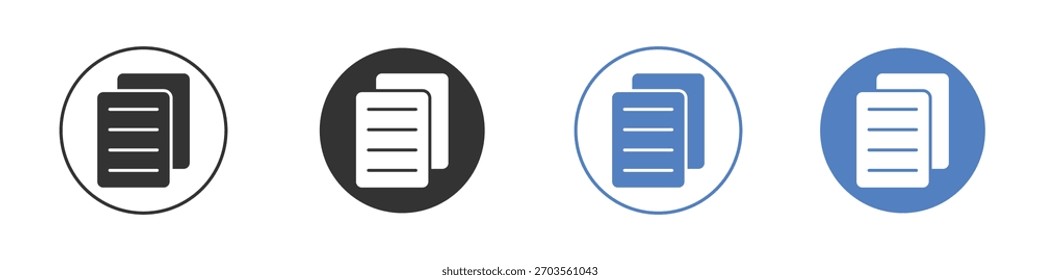 Pictograma del icono de la copia para su diseño del Sitio web, logotipo