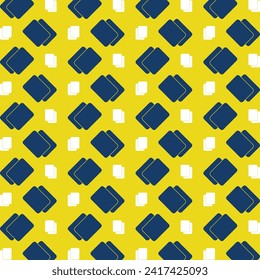 Copy icon repeating trendy pattern colorful vector illustration yellow background