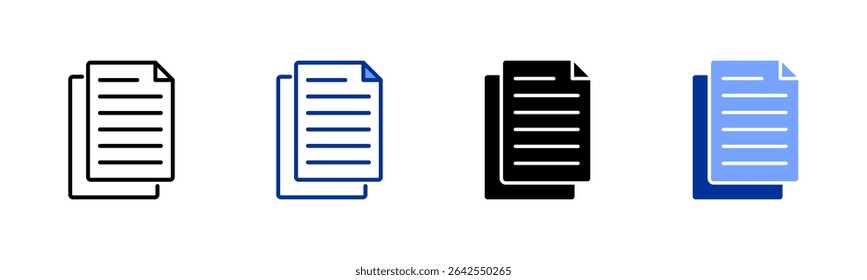Copy icon sheet multiple style collection