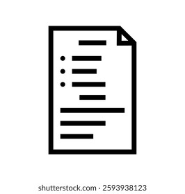 Copy icon in solid and stroke style. A4 sheet with text