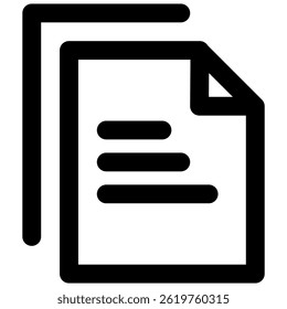 Copy icon symbolizing duplication or replication of content