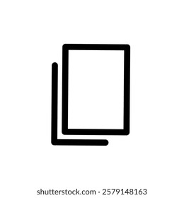 copy icon template, lines form copy symbol
