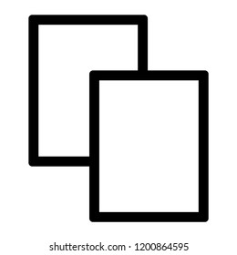 copy icon vector