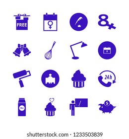 copy icon. copy vector icons set cupcake heart, cupcake, desk table lamp and teacher
