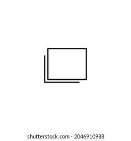 icono de copia. Ilustración vectorial para diseño gráfico, Web, UI, aplicación.