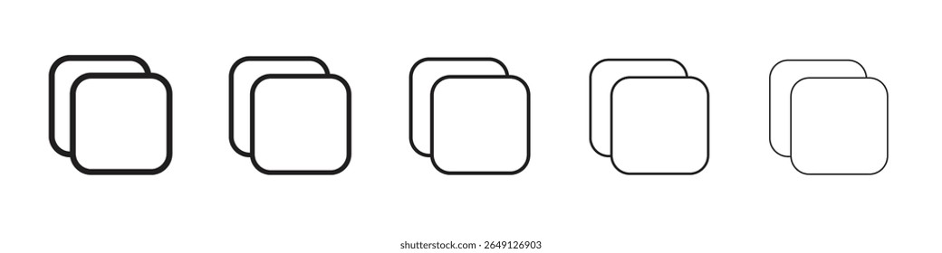 Copy icon vector illustration isolated