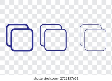 Copiar icono de Ilustración vectorial aislada
