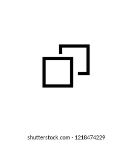 copy icon. copy vector illustration on white background for web and apps.