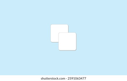 Copy icon vector illustration for use.