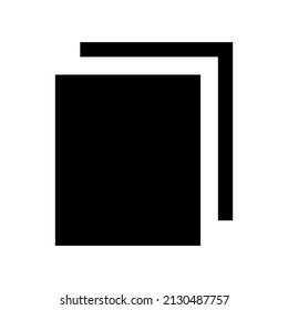 Copy Icon Vector Symbol Design Illustration