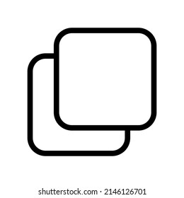 Copy Icon Vector Symbol Design Illustration