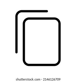 Copy Icon Vector Symbol Design Illustration