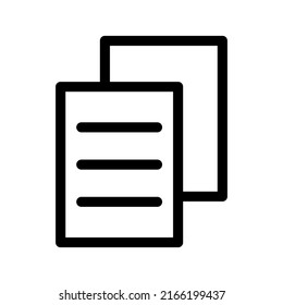 Copiar Ilustración de diseño de símbolos vectores de iconos
