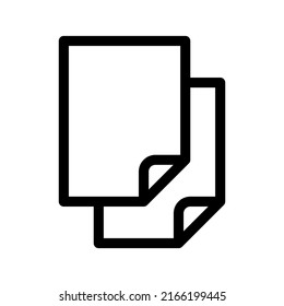 Copy Icon Vector Symbol Design Illustration