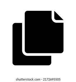 Copy Icon Vector Symbol Design Illustration