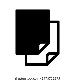 Ilustración de diseño de Vector de iconos de copia