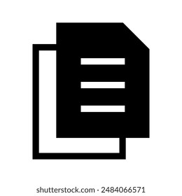 Copy Icon Vector Symbol Design Illustration