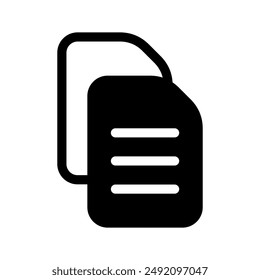 Ilustración de diseño de Vector de iconos de copia