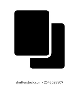 Ilustración de diseño de símbolo de Vector de icono de copia