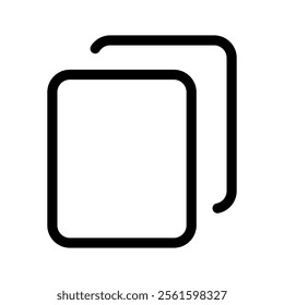 Copy Icon Vector Symbol Design Illustration