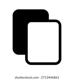Ilustración de diseño de símbolo de Vector de icono de copia