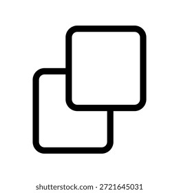 Ilustração de design de símbolo de vetor de ícone de cópia