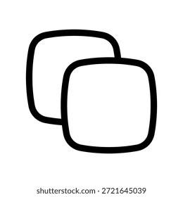Ilustração de design de símbolo de vetor de ícone de cópia