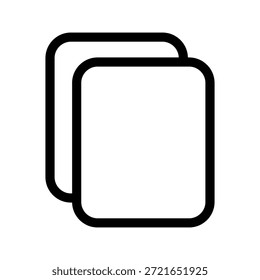 Ilustração de design de símbolo de vetor de ícone de cópia