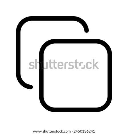 Copy Icon Vector Symbol Design Illustration