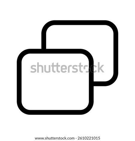 Copy Icon Vector Symbol Design Illustration