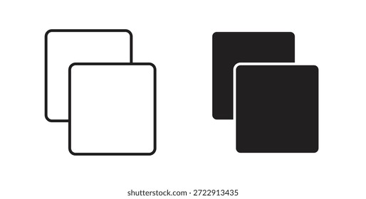 Copiar ícone para web e app. ilustração vetorial eps