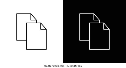 Iconos de copia Vectores de Diseño gráfico. icono Eps10.