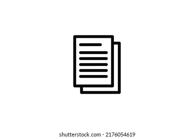 copy line icon vector design template  