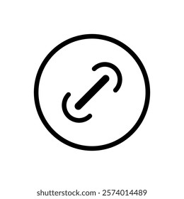 copy link icon, simple flat style, vector illustration symbol sign logo template pictogram, isolated on white for mobile app, editable	