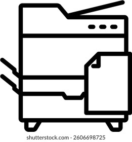 Copy Machine Icon Element For Design