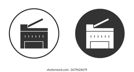 Ícone Copiar máquina para símbolo gráfico, web, logotipo, aplicativo, interface do usuário.