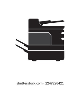 Copy machine icon, logo vestor illustration design