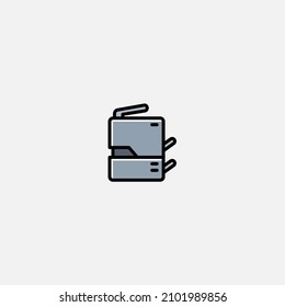 Copy machine icon sign vector,Symbol, logo illustration for web and mobile