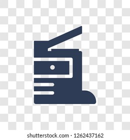 Copy machine icon. Trendy Copy machine logo concept on transparent background from Electronic Devices collection