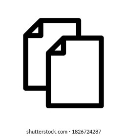 Files Vector Graphics Outline Icon Stock Vector (Royalty Free ...