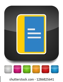 Copy paper document icon - web page symbol - office file format
