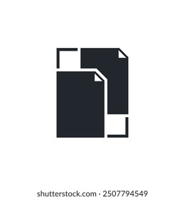 Copy Paste icon symbol template for graphic and web design collection logo vector illustration