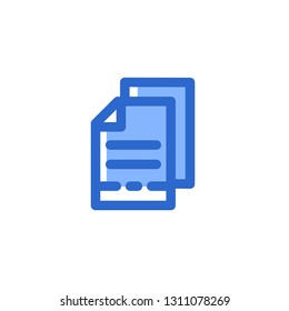 Copy & Paste Icon . User Interface Symbol