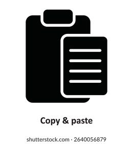 Copy and paste Vector Icon which can easily modify or edit