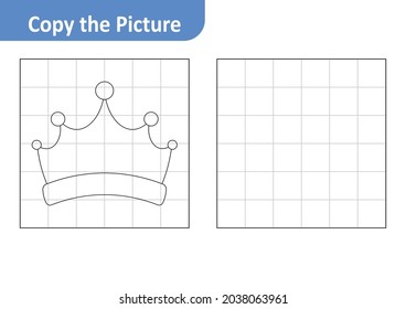 Copiar la imagen, vector de corona