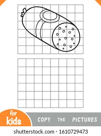 Copy the picture, education game for children, Salami